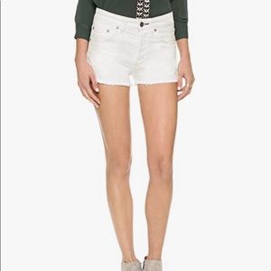 Free People White Shorts